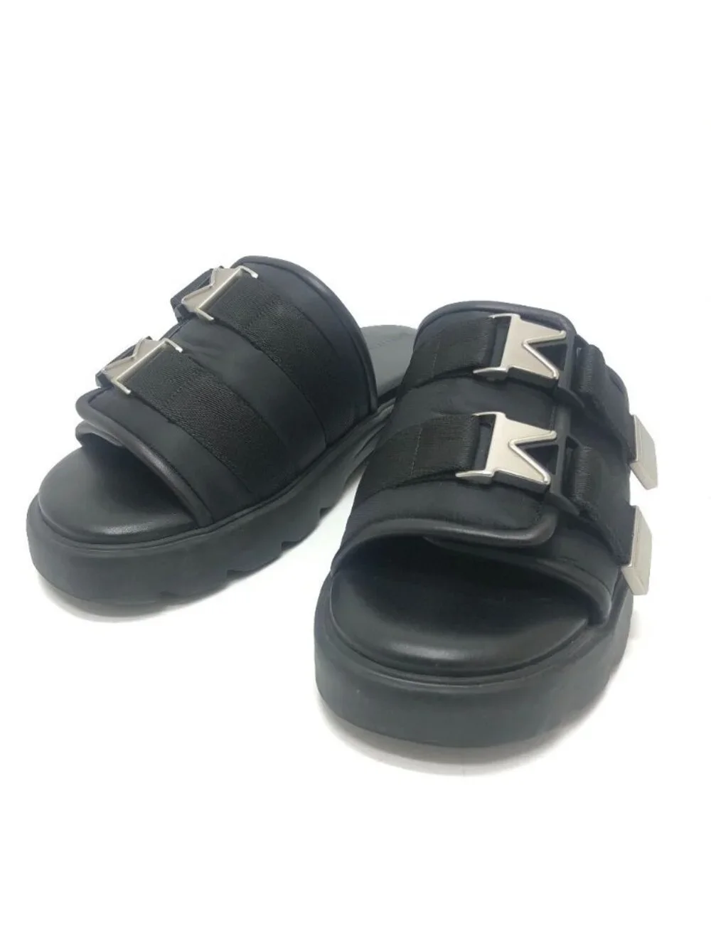 Bottega Veneta Sandals Flash Leather Black